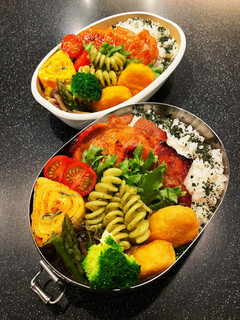高校生弁当2023 3月2豚の西京漬弁当-レシピのメイン写真