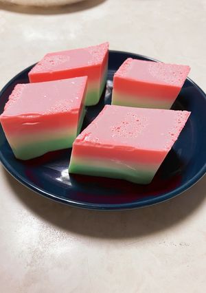ひな祭り♪3食ミルクプリン-レシピのメイン写真