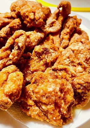 娘の小学校の【給食のから揚げ@カレー味】-レシピのメイン写真