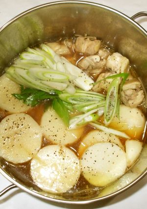 山芋と鶏肉の煮物♪咳・喘息に簡単漢方薬膳-レシピのメイン写真