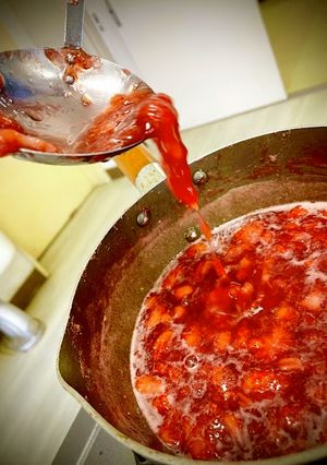 いちごミルクの素-レシピのメイン写真
