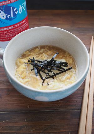 夜食に!おやつに!お餅の玉子あんかけ!-レシピのメイン写真