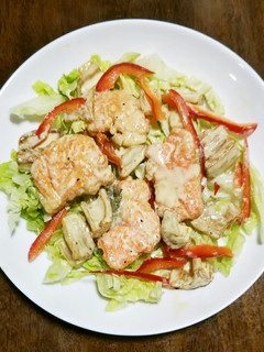 【食改】さけマヨれんこん入り-レシピのメイン写真
