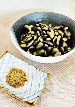 茹でたひたし豆に★ミネラルパウダー-レシピのメイン写真