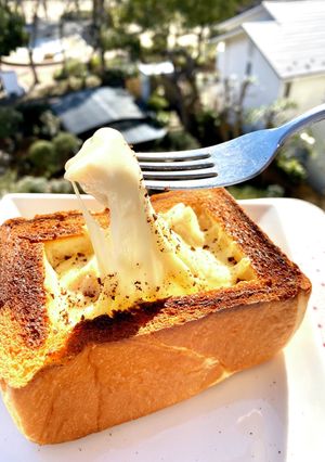 チーズフォンデュ風！チーズトースト-レシピのメイン写真