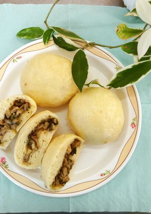 【食改】きのこのおやき-レシピのメイン写真