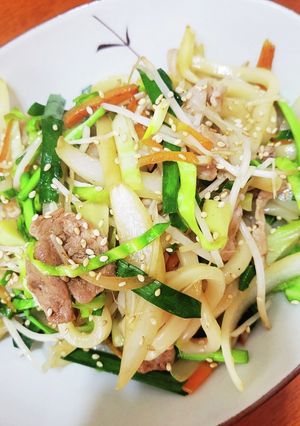 焼きうどん-レシピのメイン写真