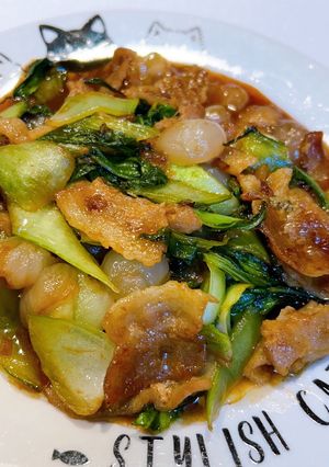 龍眼(ライチ)と豚肉の甘酢炒め-レシピのメイン写真