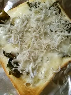 しらすと海苔のトースト-レシピのメイン写真