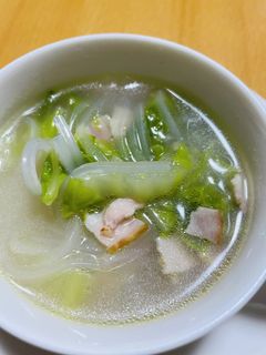 白菜とマロニー中華スープ♪-レシピのメイン写真