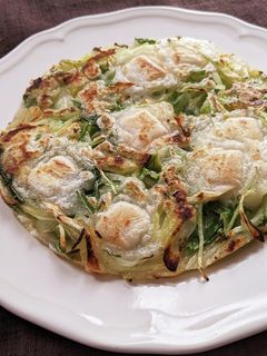 ねぎと水菜のもちもちチヂミ-レシピのメイン写真