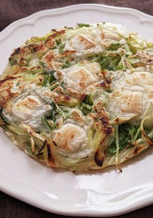 ねぎと水菜のもちもちチヂミ-レシピのメイン写真