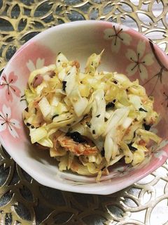キャベツとツナの和え物-レシピのメイン写真
