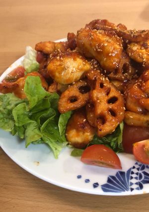 デパ地下デリ風⁉️ヤンニョムチキン-レシピのメイン写真