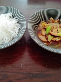 減塩 低たんぱく 肉汁つけうどん-レシピのメイン写真