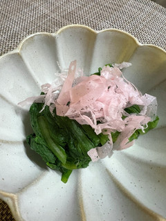春色!春菊のお浸し-レシピのメイン写真