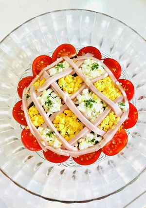 華やか♪春色お花サラダ☆-レシピのメイン写真