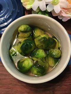 芽キャベツのかんたん酢漬け-レシピのメイン写真