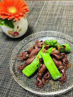 ホタルイカとししとうのペペロンチーノ炒め-レシピのメイン写真