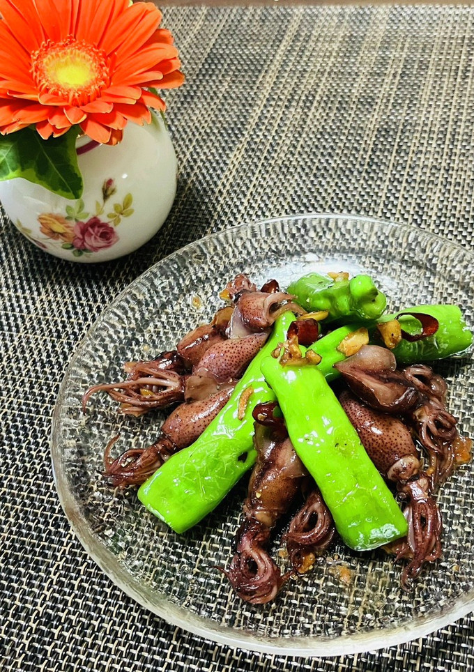 ホタルイカとししとうのペペロンチーノ炒め-レシピのメイン写真