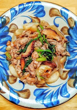 豚こま肉と蕪のオイスターソース炒め-レシピのメイン写真