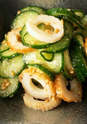 胡瓜とちくわの胡麻酢和え-レシピのメイン写真