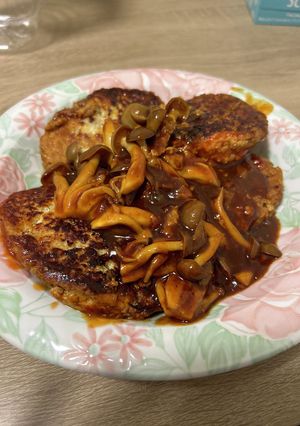 ワンパン煮込みハンバーグ-レシピのメイン写真