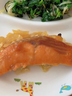 【保育園給食】鮭の味噌焼き-レシピのメイン写真