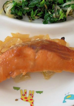 【保育園給食】鮭の味噌焼き-レシピのメイン写真