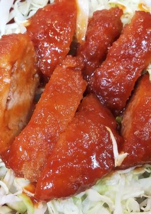 スーパーの豚カツで★甘辛ソースカツ丼-レシピのメイン写真