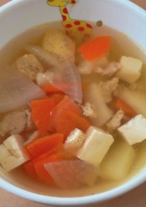 【保育園給食】けんちん汁-レシピのメイン写真