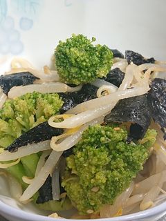 もやしとブロッコリーと海苔のナムル-レシピのメイン写真