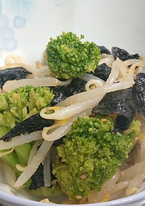 もやしとブロッコリーと海苔のナムル-レシピのメイン写真