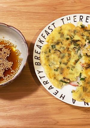 初挑戦・米粉でチヂミ-レシピのメイン写真