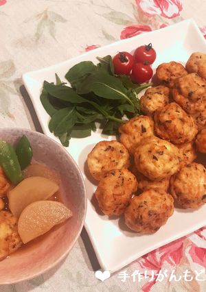 ころころ可愛い♡手作りがんもどき♪-レシピのメイン写真