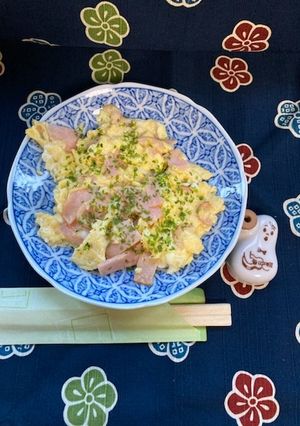 シネマの料理再現…〈秋刀魚の味〉のハム玉-レシピのメイン写真