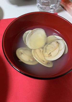 ハマグリのお吸い物-レシピのメイン写真