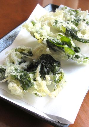 【 釜揚げしらすと生わかめのかき揚げ 〗-レシピのメイン写真