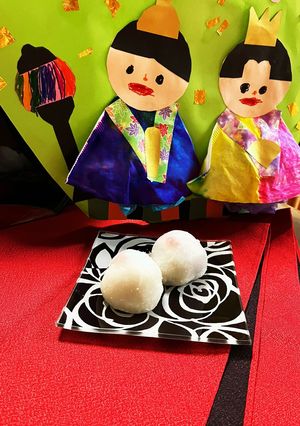 ひな祭り✿子供と一緒にいちご大福-レシピのメイン写真