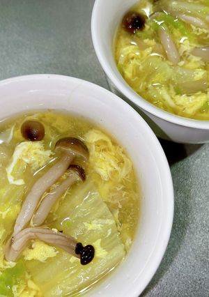 白菜消費に!ふわふわとろとろ中華スープ-レシピのメイン写真