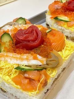 ひな祭り ちらし寿司ケーキ 美味しい酢飯-レシピのメイン写真