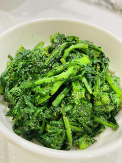 旨っ!最高に美味しい春菊の胡麻和え♪-レシピのメイン写真