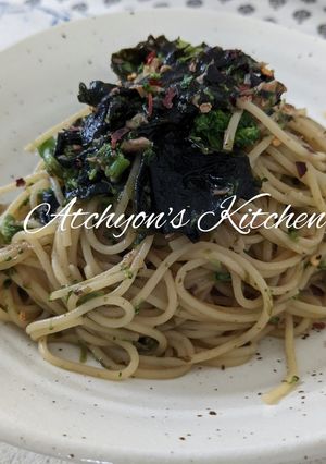 簡単!海苔バター&ツナブロッコリーパスタ-レシピのメイン写真