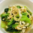 小松菜と油揚げの煮浸し♪簡単だしが決めて