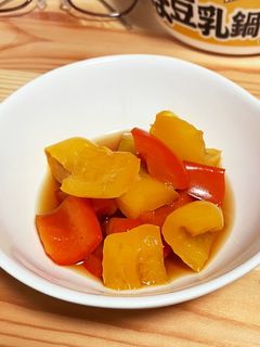 パプリカの煮物-レシピのメイン写真