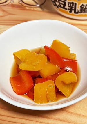 パプリカの煮物-レシピのメイン写真