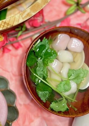 【ひな祭り用】白だし★はまぐりお吸い物-レシピのメイン写真