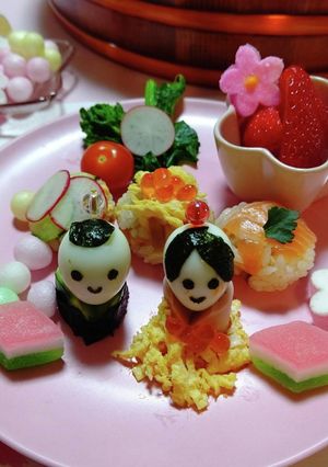 ☆ひな祭りパーティー♪手まり寿司☆-レシピのメイン写真