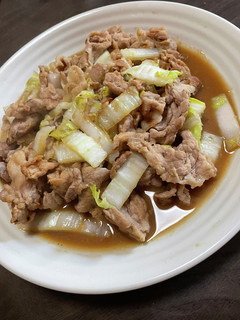 白菜と豚肉のポン酢らっきょう酢いため-レシピのメイン写真