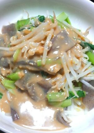 節約！野菜のメープルゴマソース-レシピのメイン写真